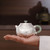 Handmade Pure Silver Teapot Hu Lu Ru Yi 218ml