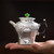 Handmade Pure Silver Teapot Gu Wen Gong Deng 280ml