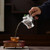 Handmade Pure Silver Teapot Gu Wen Gong Deng 280ml