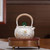 Handmade Pure Silver Teapot Jin Yu Man Tang 288ml