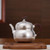 Handmade Pure Silver Teapot Zi Pi Hu Lu 198ml