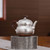 Handmade Pure Silver Teapot Zi Pi Hu Lu 198ml