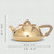 Handmade Pure Silver Teapot Gold Plated Shi Piao 228ml