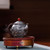 Handmade Pure Silver Teapot Shuang Long Xi Zhu 248ml