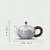 Handmade Pure Silver Teapot He Hua Bing Di 260ml