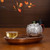 Handmade Pure Silver Teapot Wa Luo He Ye 298ml Handmade Pure Silver Teapot Wa Luo He Ye 298ml