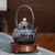 Handmade Pure Silver Kettle Lian Hua Ti Hu