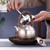 Handmade Pure Silver Kettle Du Jin Feng Sha 768ml