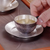 Handmade Pure Silver Teacup Xuan Lan 40ml