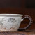 Handmade Pure Silver Teacup Jin Li He Hua 52ml