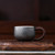 Handmade Pure Silver Teacup Zhui Mu Bao Dai 55ml