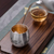 Handmade Pure Silver Teacup Li Yu Xi Shui 148ml