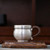 Handmade Pure Silver Teacup Ya Guang Hu Lu 118ml