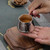 Handmade Pure Silver Teacup Zhui Mu Dou Li 150ml