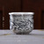 Handmade Pure Silver Teacup Xue Hua Yin 40ml