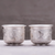 Handmade Pure Silver Teacup Xiang Wen 88ml