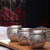 Handmade Pure Silver Teacup Mei Lan Zhu Jv 78ml