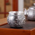 Handmade Pure Silver Teacup Shuang Ceng 108ml