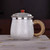 Handmade Pure Silver Tea Mug Gong Deng Yan Ji 328ml