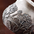 Handmade Pure Silver Fair Cup Of Tea Serving Pitcher Creamer He Hua Bing Di 248ml