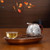 Handmade Pure Silver Fair Cup Of Tea Serving Pitcher Creamer Sheng Shi Mu Dan 258ml