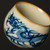 Blue and White Dragon Pattern Ru Kiln Gongfu Tea Tasting Teacup Xiao Chan Ding 70ml