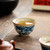 Blue and White Dragon Pattern Ru Kiln Gongfu Tea Tasting Teacup Xiao Bei 50ml