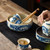 Blue and White Dragon Pattern Ru Kiln Cha Xi Gongfu Tea Ceremony Water Bowl for Teacups