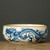 Blue and White Dragon Pattern Ru Kiln Cha Xi Gongfu Tea Ceremony Water Bowl for Teacups