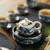 Blue and White Dragon Pattern Ru Kiln Chinese Kung Fu Tea Teapot Xi Shi 180ml