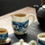 Blue and White Dragon Pattern Ru Kiln Fair Cup Of Tea Serving Pitcher Creamer Mei Ren 250ml