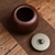 Handmade Yixing Zisha Clay Handmade Canister Jar Container Cui Tie Lian Peng