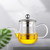 Kamjove L-02 Glass Lead Free Borosilicate Heat Resistant Teapot Stainless Steel Infuser