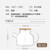 Kamjove S-50 Glass Lead Free Borosilicate Heat Resistant Teapot 700ml