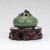 Handmade Wu Gen Diao Round Wood Carving Table Top Stand Display Base