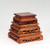 Handmade Yun Wen Square Rosewood Carving Table Top Stand Display Base