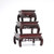 Handmade Wan Jiao Square Red Wood Carving Table Top Stand Display Base