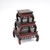 Handmade Wan Jiao Square Red Wood Carving Table Top Stand Display Base