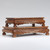 Handmade Xiang Bi Rosewood Carving Table Top Stand Display Base