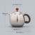 Handmade Pure Silver Teapot Chui Wen Long Dan 100ml
