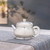 Handmade Pure Silver Teapot Shui Ping Chui Wen 180ml