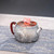 Handmade Pure Silver Teapot Han Duo Lotus 220ml