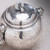 Handmade Pure Silver Teapot Huang Wen Quan Niu 175ml