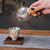 Handmade Pure Silver Teapot Fu Lu Side Handle 180ml Handmade Pure Silver Teapot Fu Lu Side Handle 180ml