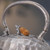 Handmade Pure Silver Teapot Retro Peanut 255ml