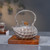 Handmade Pure Silver Teapot Retro Peanut 255ml