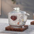 Handmade Pure Silver Teapot Gourd 220ml