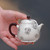 Handmade Pure Silver Teapot Die Lian Hua 150ml
