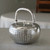 Handmade Pure Silver Kettle Xiang Yun Heart Sutra 1000ml