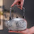 Handmade Pure Silver Kettle Zan Ke Rui Shou 1400ml